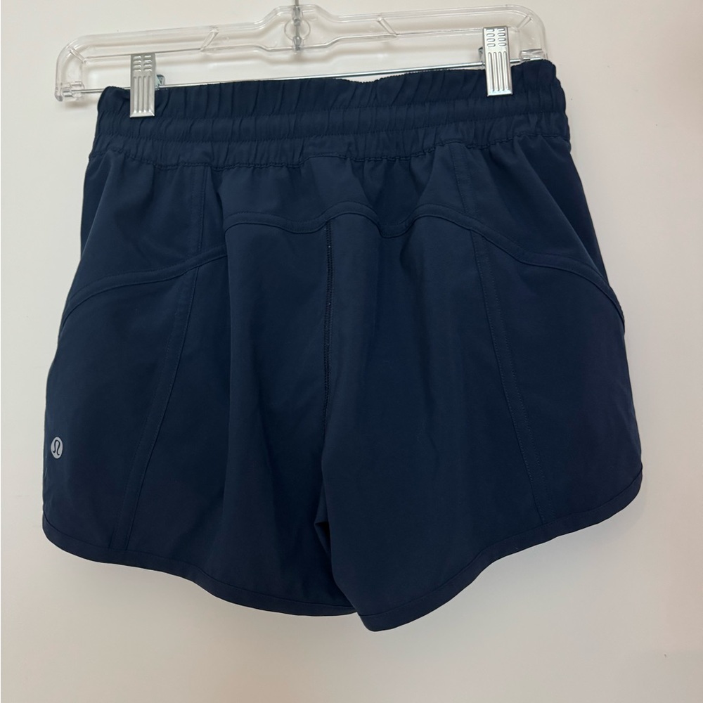 Lululemon navy shorts, 4” inseam size 6